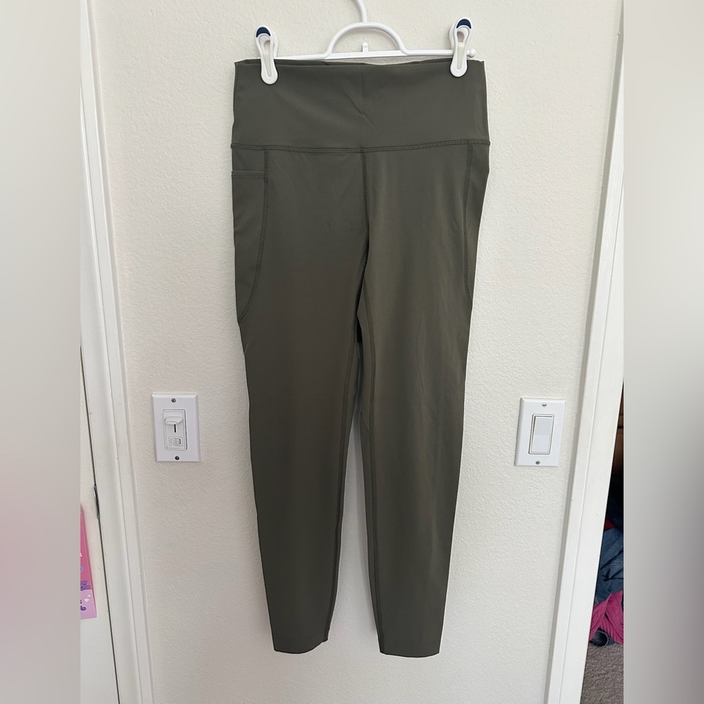 outdoor voices Olive Green High-Waisted Leggings